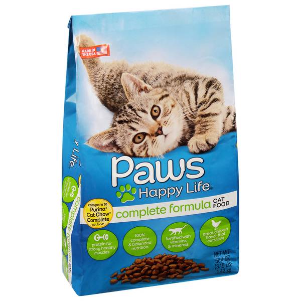 Paws Happy Life Complete Formula Dry Cat Food
