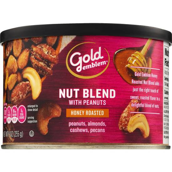 Gold Emblem Honey Roasted Nut Blend with Peanuts, 9 oz