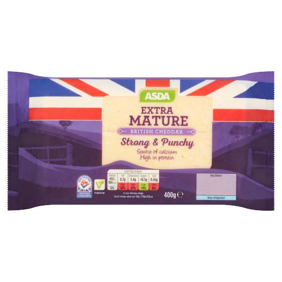 ASDA Extra Mature British Cheddar (400g)