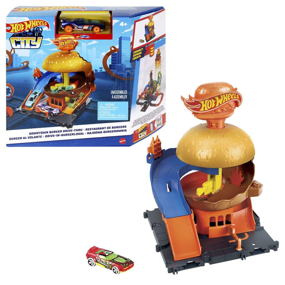 Hot Wheels · City tienda de hamburguesas