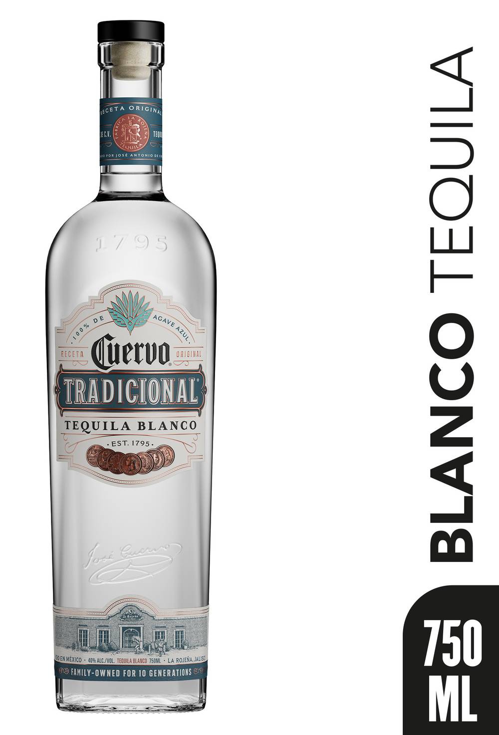 Jose Cuervo Tradicional Tequila Plata (750 ml)