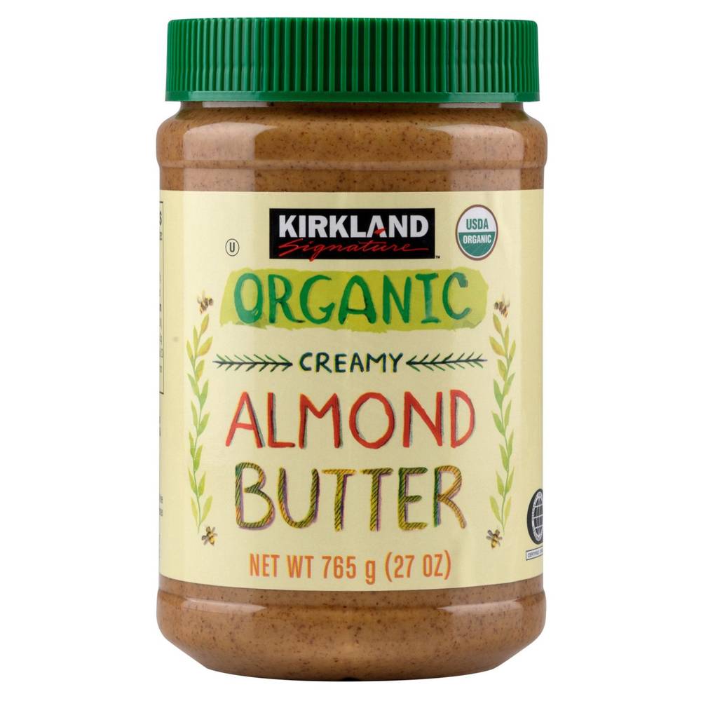 Kirkland Signature Organic Creamy Almond Butter, 27 oz