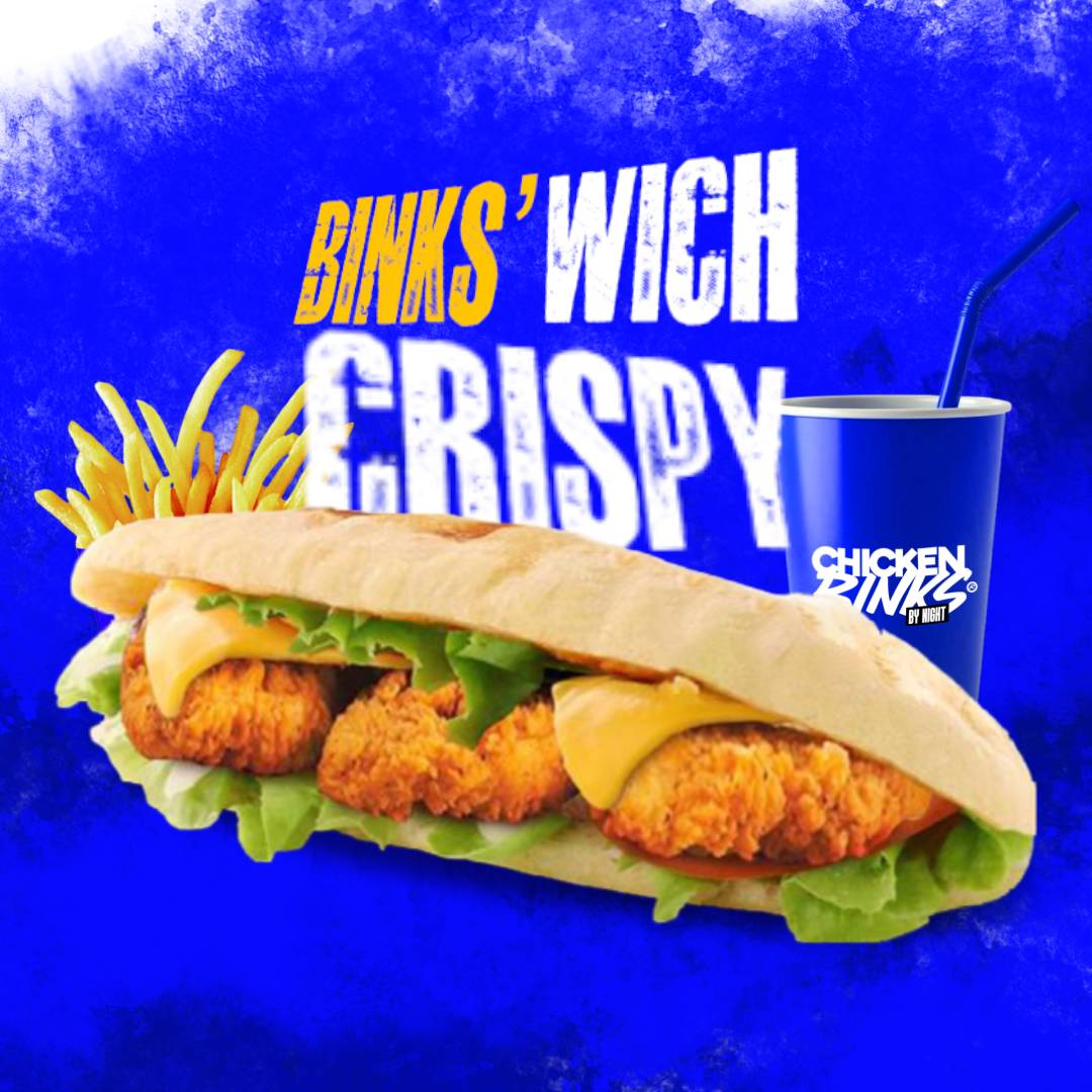MENU BINKS'WITCH CRISPY