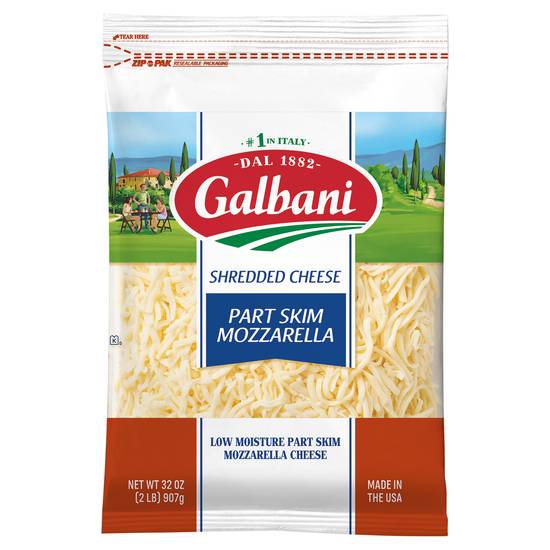 Galbani Shredded Part Skim Mozzarella Cheese