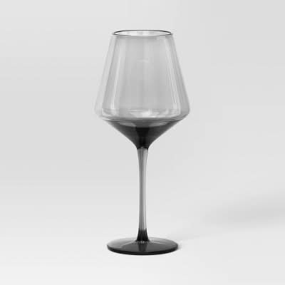 Threshold Stemmed Wine Glass 19.6 oz, Gray