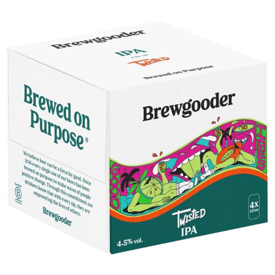 Brewgooder Ipa X Twisted Cans 4 X 330ml