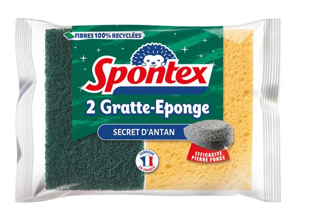 Spontex - Gratte éponge secret d antan, 2 pcs