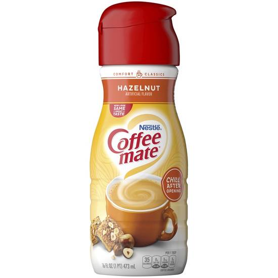 Coffee Mate Liquid Hazelnut Coffee Creamer (16 oz)