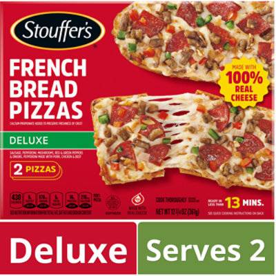 Stouffers French Bread Pizza Deluxe