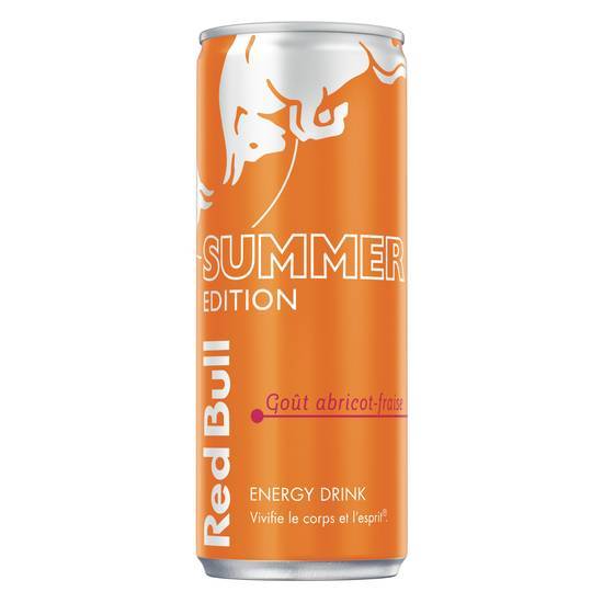 Red bull the apricot edition, goût abricot-fraise 250ml