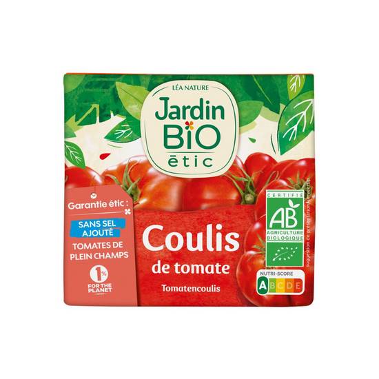 Coulis de tomate Bio Jardin biologique 50cl