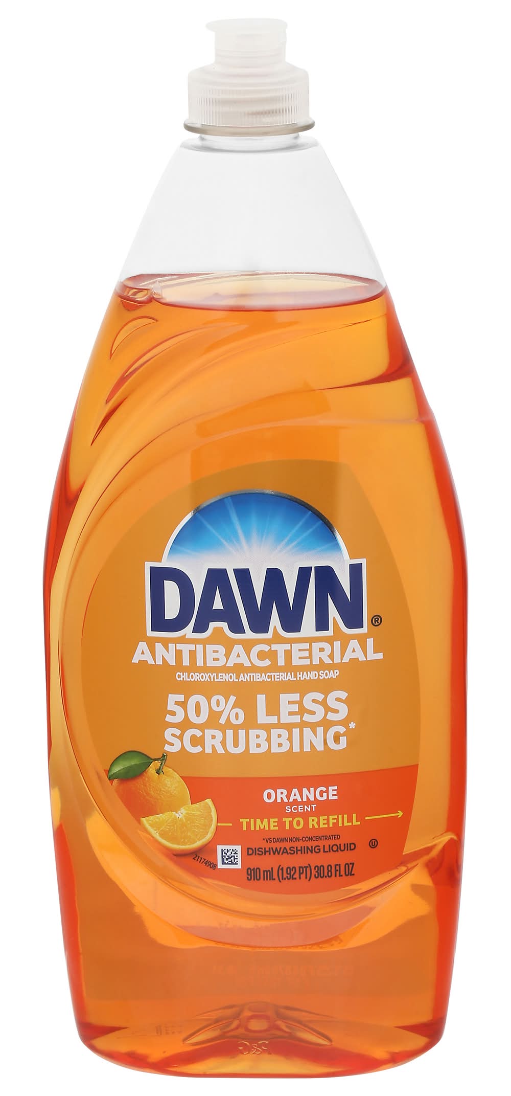 Dawn Antibacterial Hand Soap, Orange (30.8 fl oz)