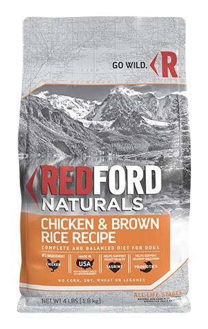 Redford Naturals Chicken & Brown Rice Recipe Dog Food (4 lbs)
