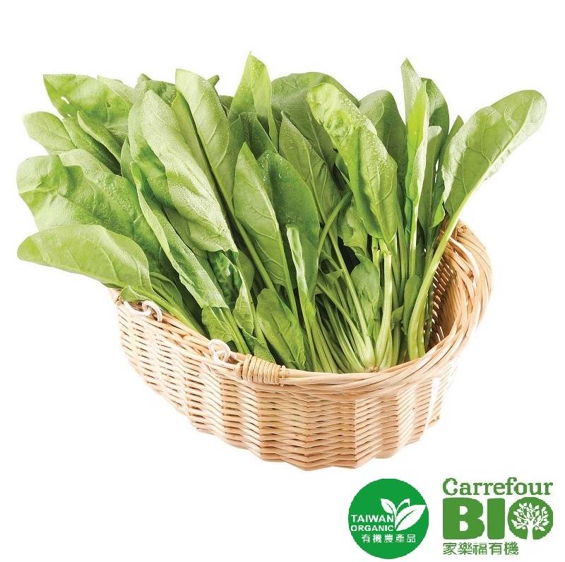 家樂福有機山菠菜250g/袋 <1Bag袋 x 1 x 1Bag袋>