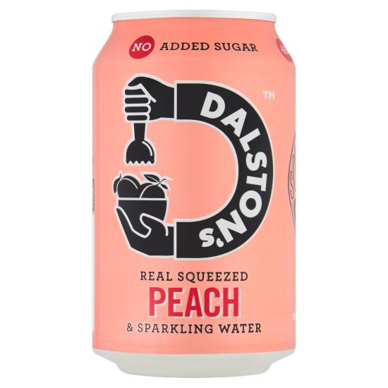 Dalston's Real Squeezed Peach & Sparkling Water 330ml