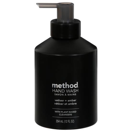 Method Vetiver + Amber Hand Wash With Plant-Based Cleansers