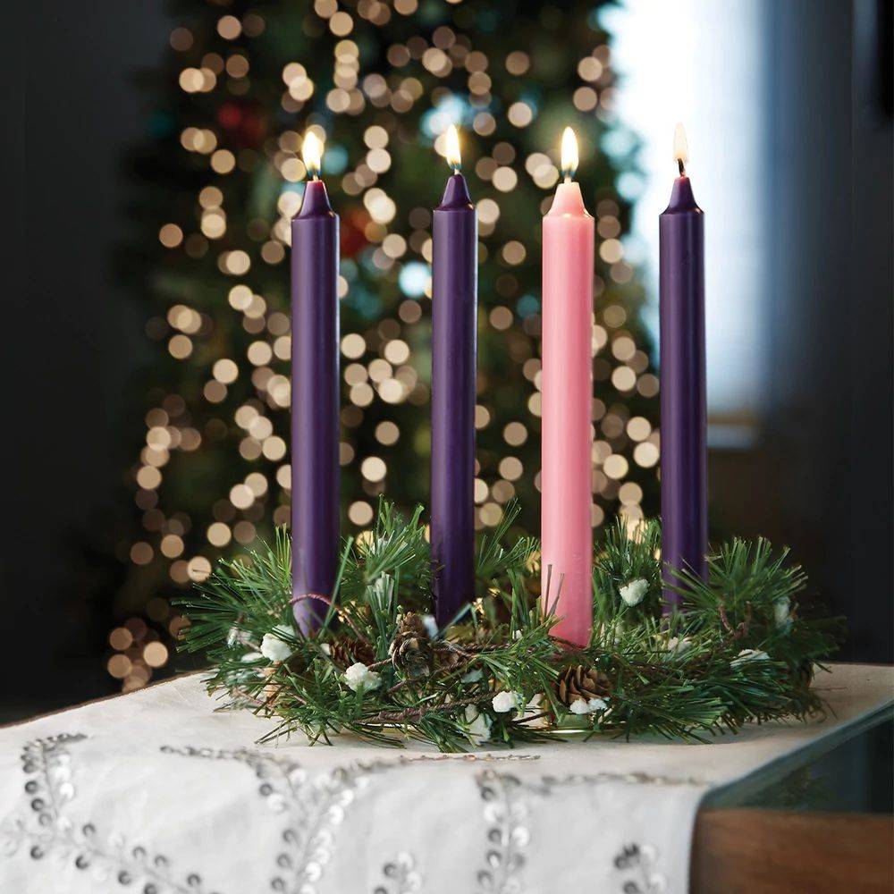 Root Candles Advent Candle Set (4 ct)