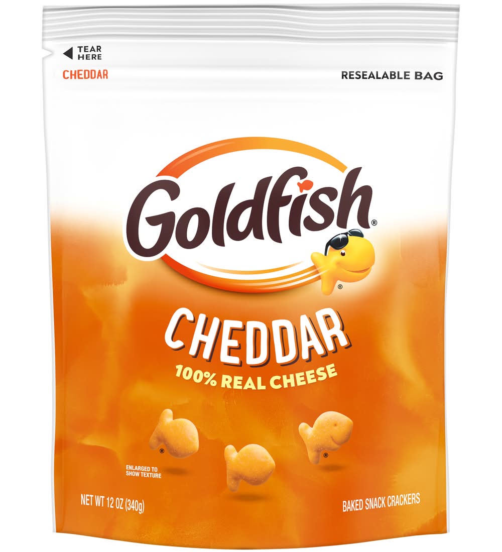Pepperidge Farm Goldfish Snack Crackers, Cheddar (12 oz)