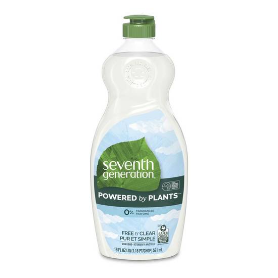 Seventh Generation Dish Liquid Free and Clear (561 ml)