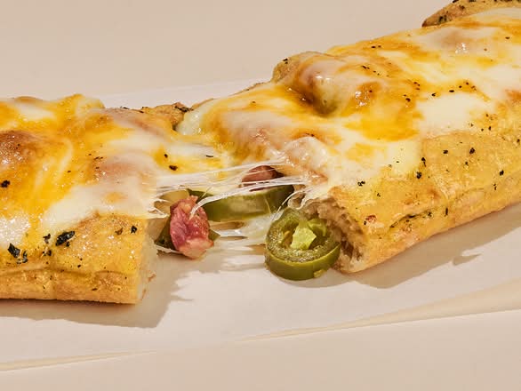 Cheesy Bread Relleno Bacon Jalapeño