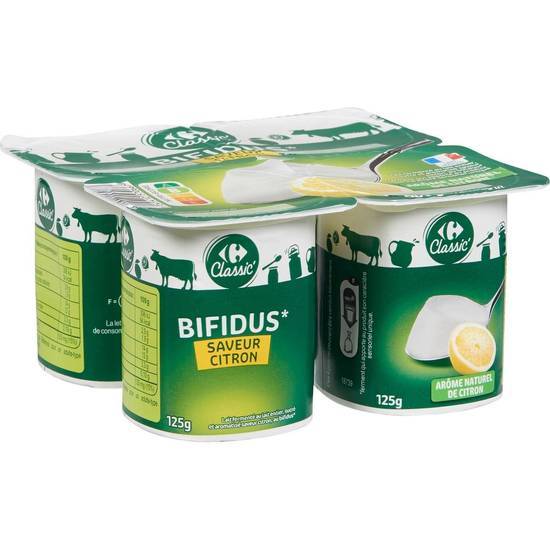 Carrefour Classic' - Yaourt bifidus (citron)