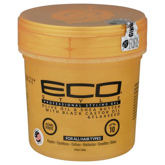 Eco Style Olive Oil & Shea Butter Professional Styling Gel For All Hair Types