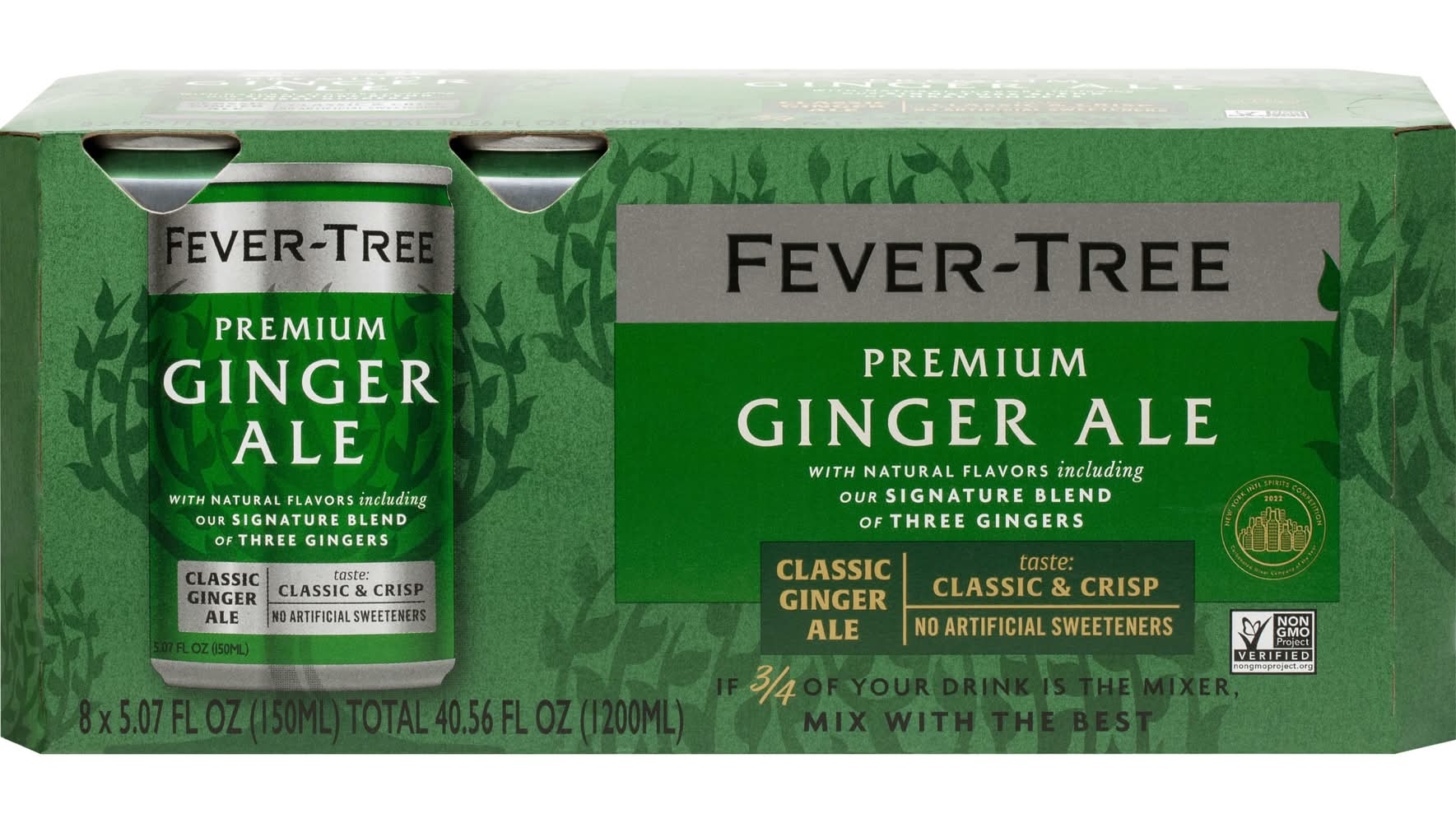 Fever-Tree Premium Ginger Ale (8 x 5.07 oz)