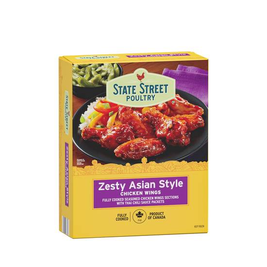 State Street Poultry Fully Cooked Zesty Asian Wings (32 oz)