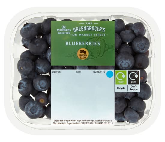 Morrisons The Greengrocer's on Market Street Blueberries (150g)