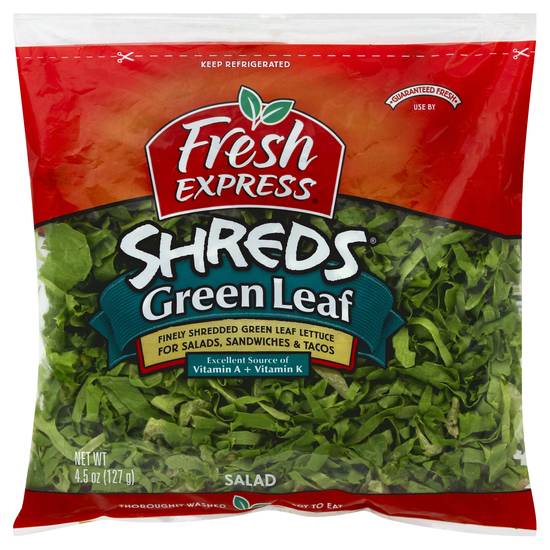 Fresh Express Shreds Green Leaf Salad (4.5 oz)