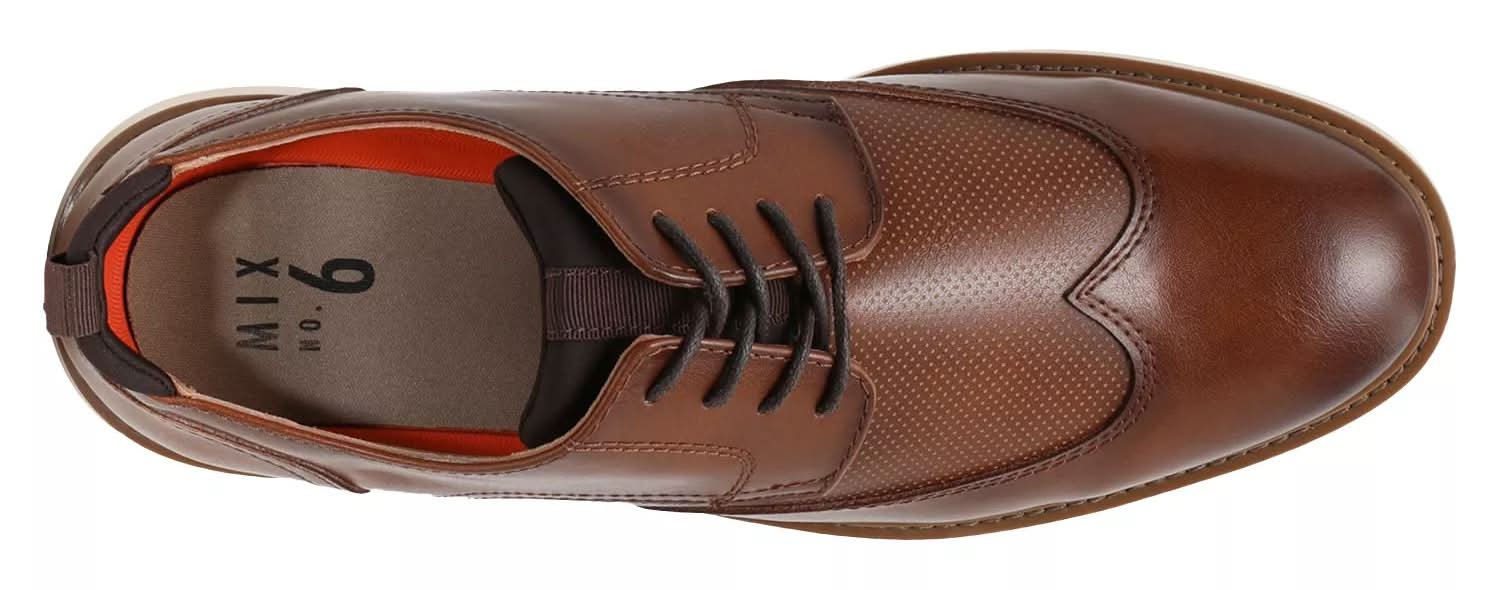 Mix No. 6 Finlee Wingtip Oxford (Cognac Medium - 11) | Postmates display picture 2