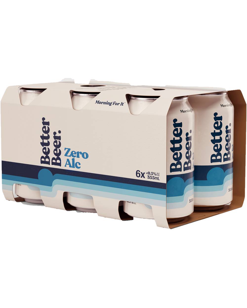 Better Beer Zero Alc Cans 6x355mL