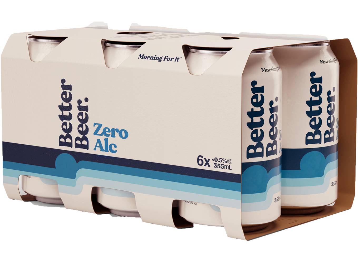 Better Beer Zero Alc Cans 6x355mL