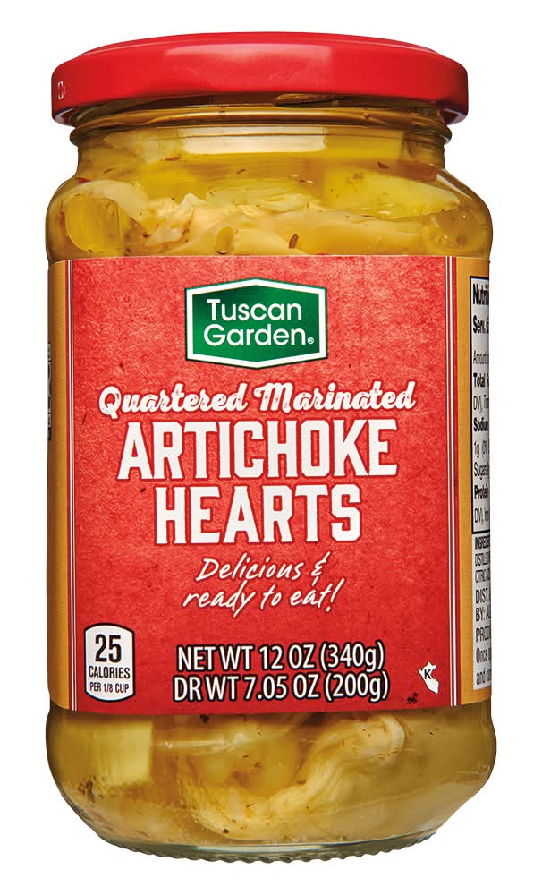 Tuscan Garden Quartered Marinated Artichoke Hearts (12 oz)