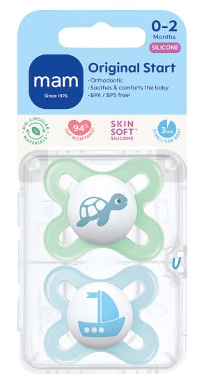 MAM Original Start Silicone 0-2 Months