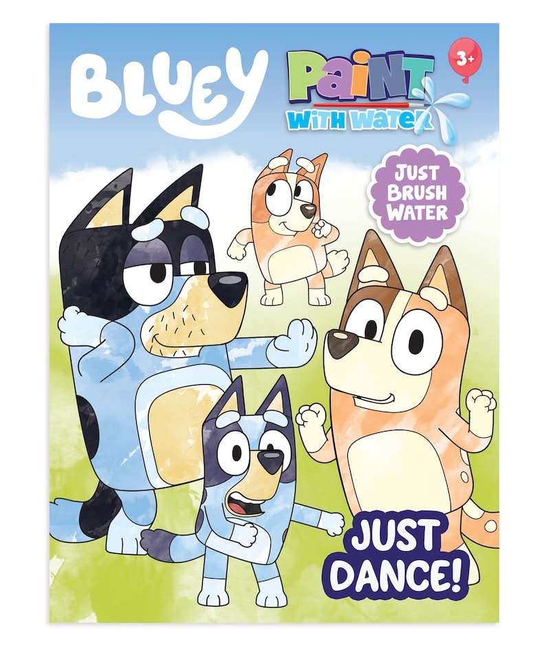 BLUEY Paint With Water Activity Book, 1-ct.