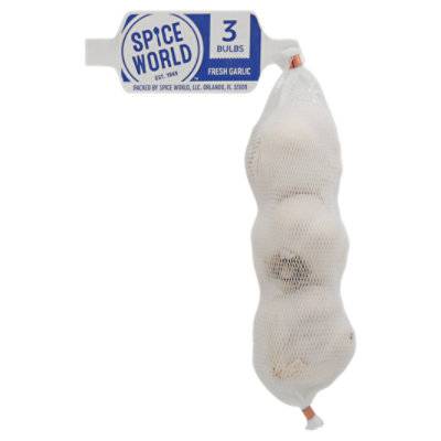 Spice World Fresh Garlic (3 ct)