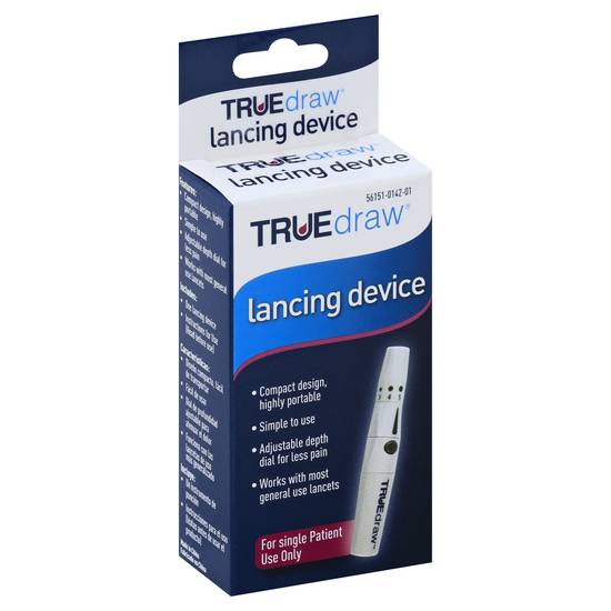 True Draw Lancing Device