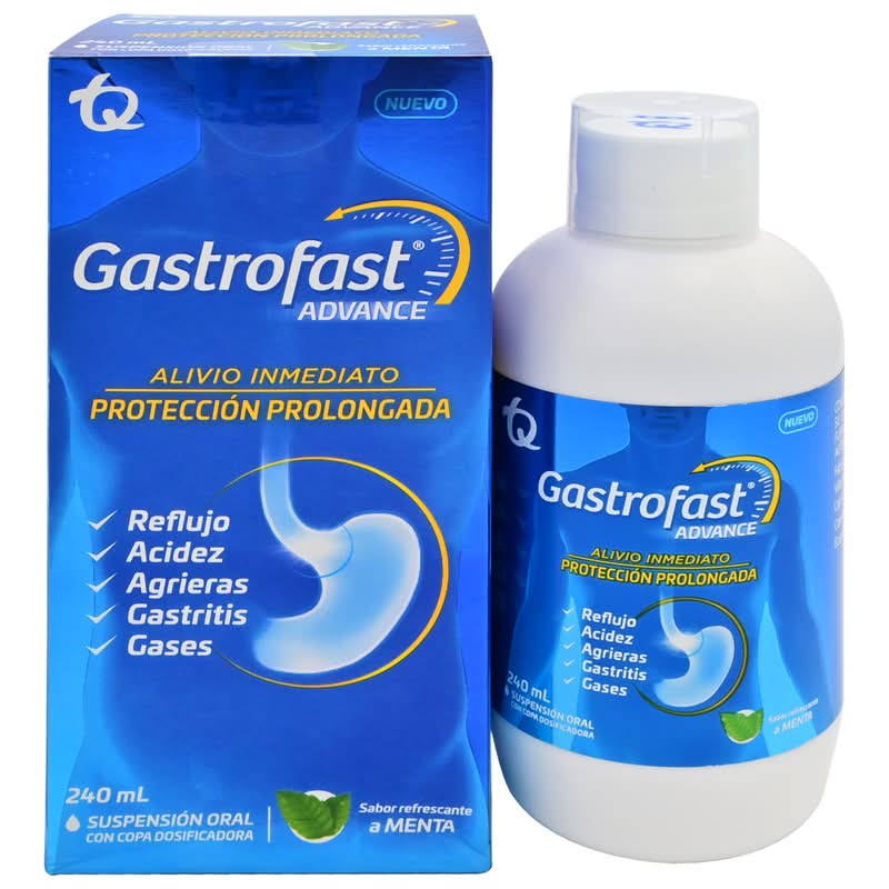 GASTROFAST ADV SUSP ORAL MENTA*240ML
