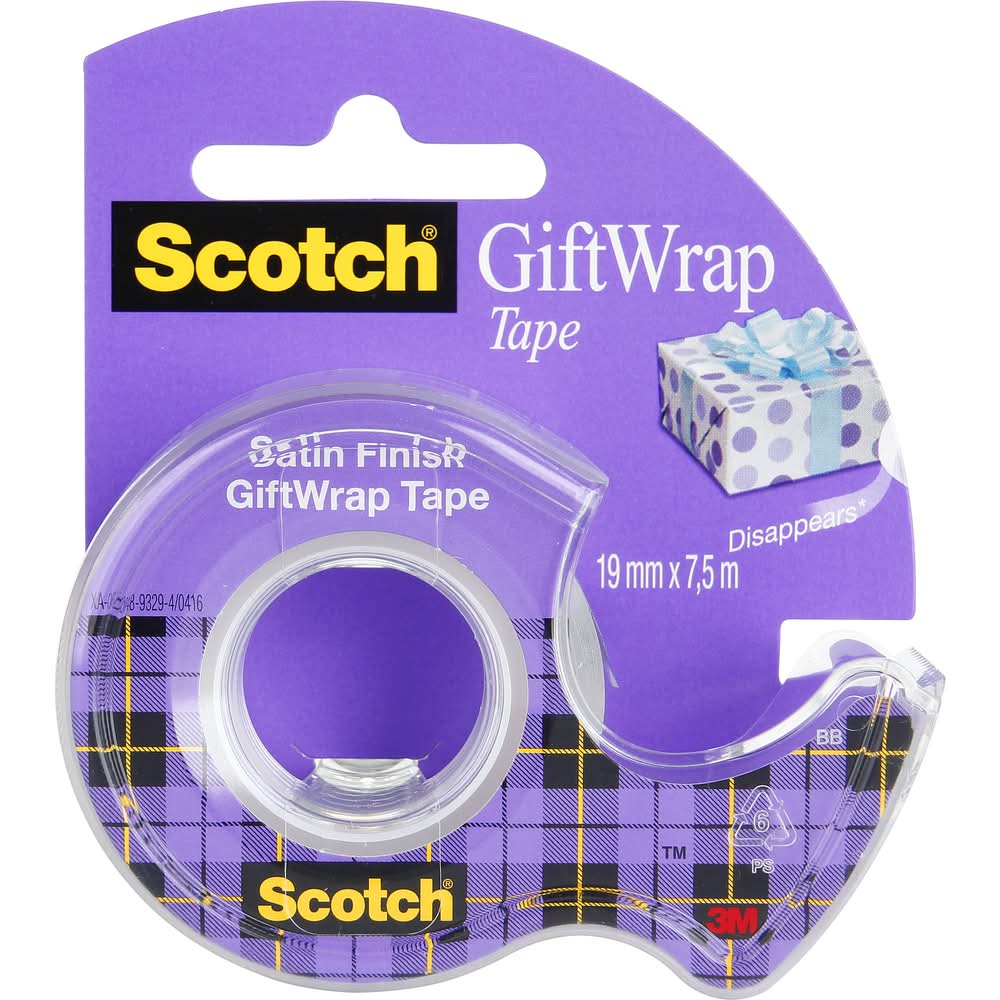Scotch 3/4 In. W X 650 In. L Gift Wrapping Tape