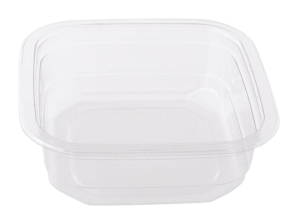 Eco-Systems 8Oz Pet Plastic Square Deli Container