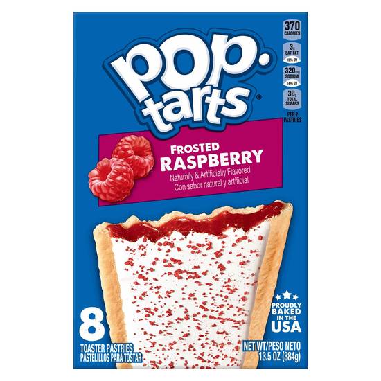 Pop-Tarts Frosted Raspberry Toaster Pastries, (8 ct)