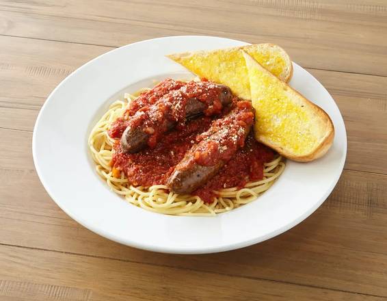 Spaghetti with Sausage Links