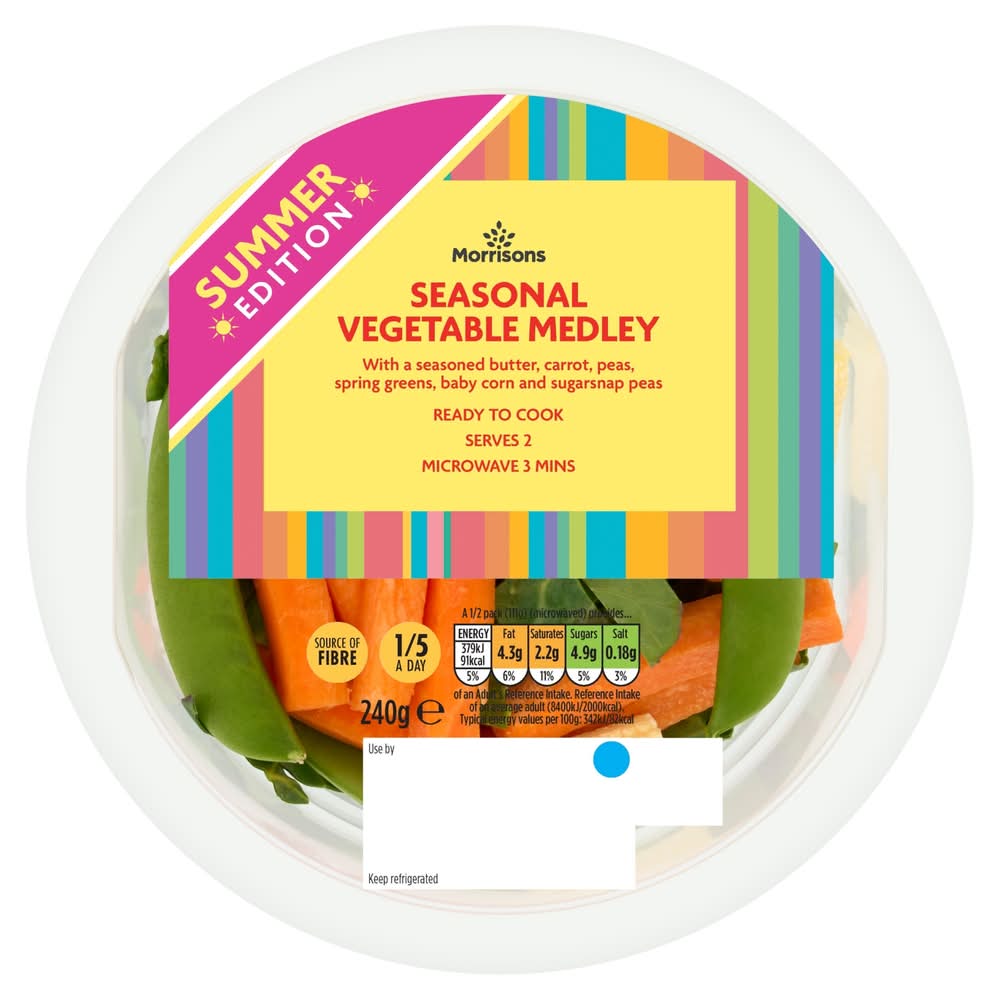 Morrisons Seasonal Vegetable Medley 240g