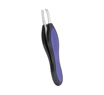 Personnelle cosmetics pince à épiler à pointe biseautée avec poignée ergonomique - easy grip tweezers diagonal tip