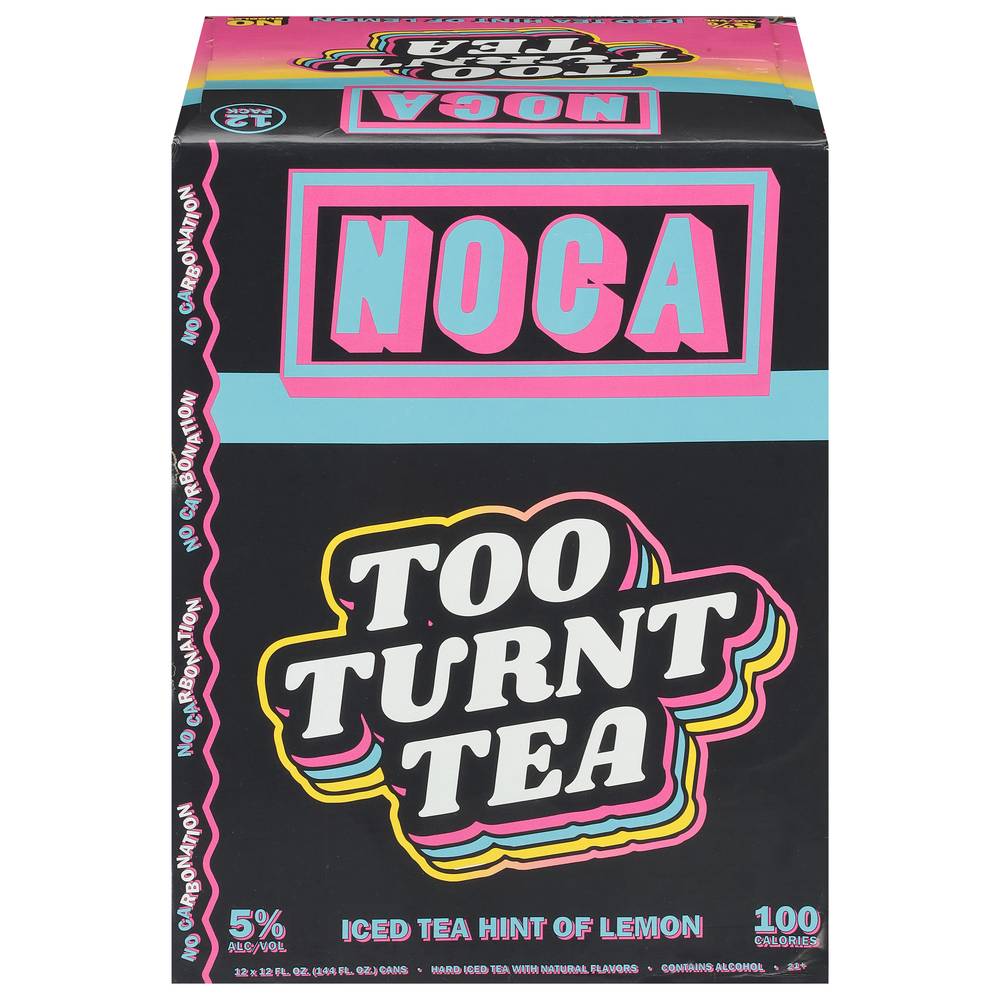 NOCA Boozy Hint Of Lemon Iced Tea (12 x 12 fl oz)