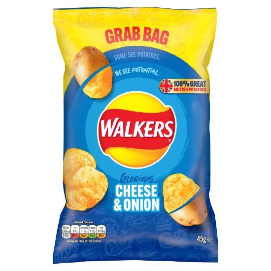 Walkers Potato Crisps (cheese-onion)