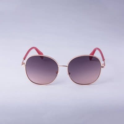 A New Day Women's Oversized Round Metal Sunglasses, Rose Gold