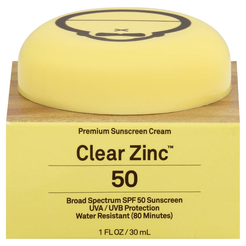 Sun Bum Broad Spectrum Spf 50 Clear Zinc Sunscreen Cream