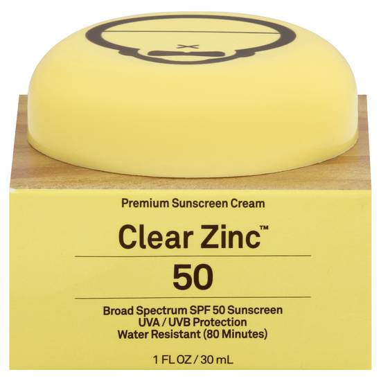 Sun Bum Broad Spectrum Spf 50 Clear Zinc Sunscreen Cream